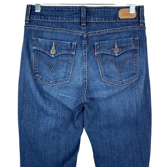 Levis 529 Curvy Boot Cut Jeans Dark Wash Blue Women's 8 - Picture 6 of 9